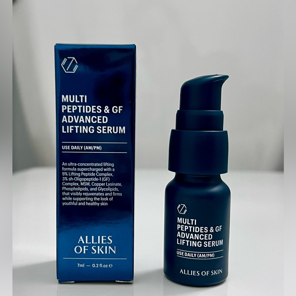 Allies of skin multi peptides and GF advanced lifting serum